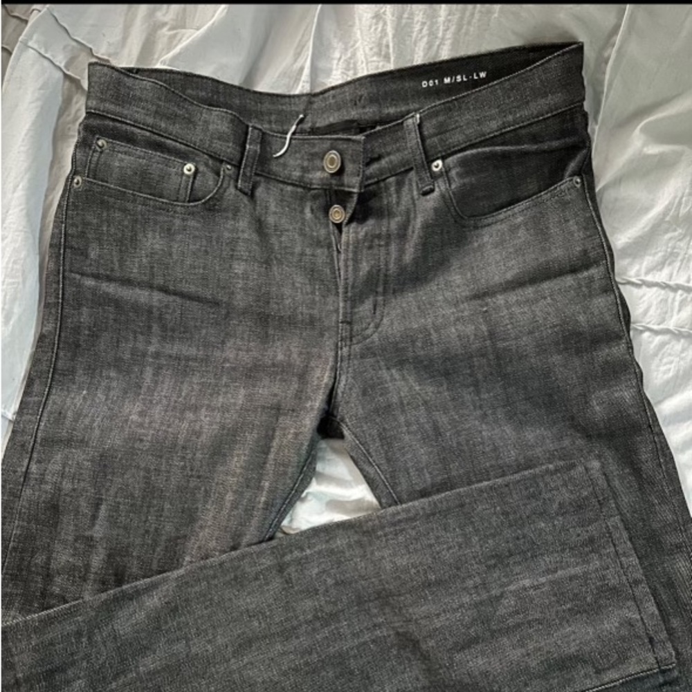 Mens YSL Jeans charcoal